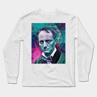 Charles Baudelaire Portrait | Charles Baudelaire Artwork 4 Long Sleeve T-Shirt